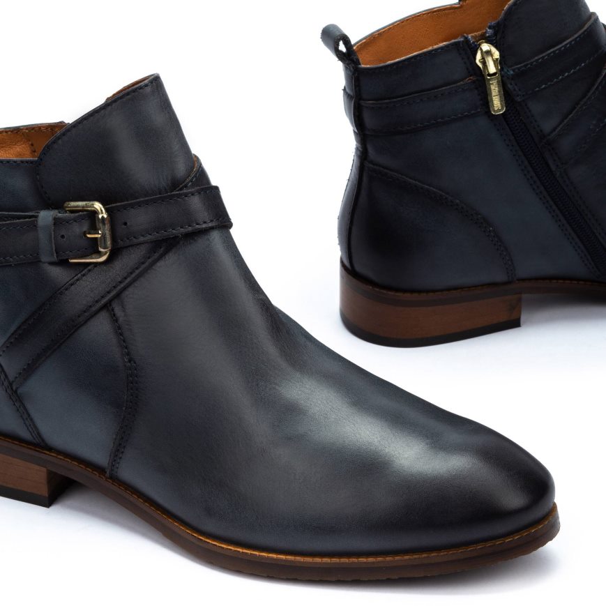 Women's Pikolinos ROYAL Ankle Boots Navy | NZ K798215